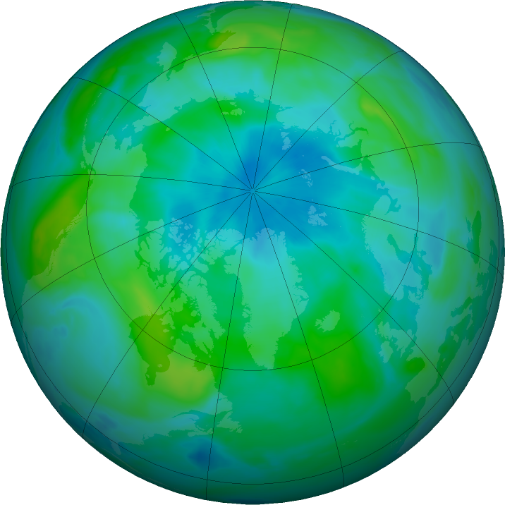 Arctic ozone map for 18 September 2021